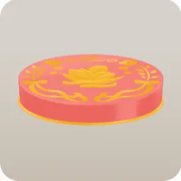 チューリップレリーフの缶の蓋