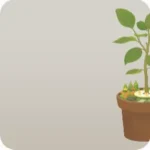 ティータイム公園モチーフの鉢植え