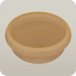 庭に置かれた鉢