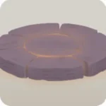 古代の石の台座
