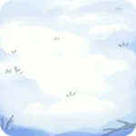 澄んだ空気の雪景色