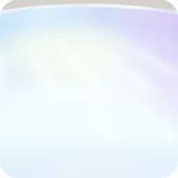 外の光を反射する白い丸テーブル