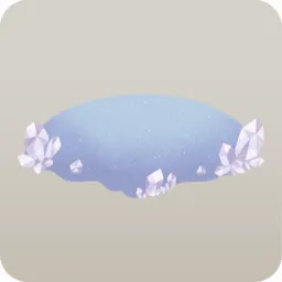 古びた水晶の砂浜