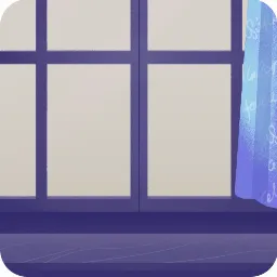 棚付きの窓枠