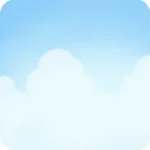 晴れ渡るガーデンの空