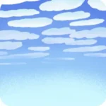 うろこ雲の青空