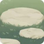 飛石がある庭