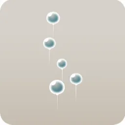 水の泡のプロップス・左