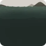 風が吹き荒れる海