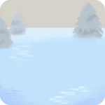 静かな湖の背景