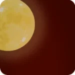 不気味な月夜
