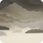 灰雲が広がる空