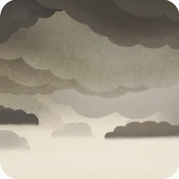 灰雲が広がる空
