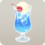 青いクリームソーダ