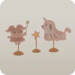 手描きのハナパキケとモノコーン