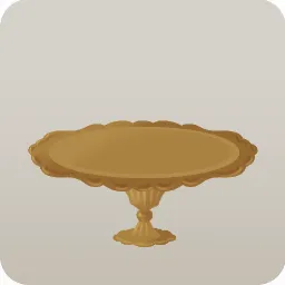 金色のお皿