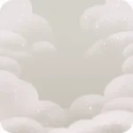 空から見た雲のフレーム