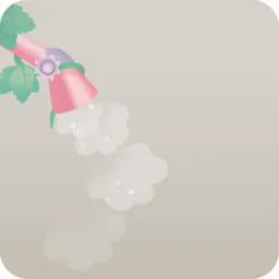 苺に香りを添えるパイプ・左