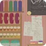 仕立て屋さんの壁