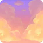 帰りの夕暮れ空