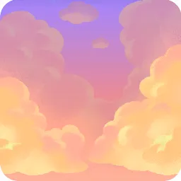 帰りの夕暮れ空