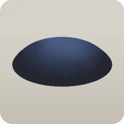 月の光を浴びた夜の丘