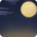 夢のナイトガーデンの空