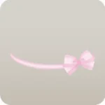 ピンクのラッピングリボン