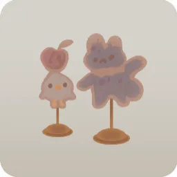 手描きのケマリとファードット