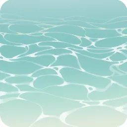 青く澄んだ海