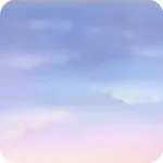 地面の水に映った空