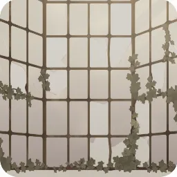放置されていた古い窓