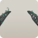 古代文字や模様が刻まれた二つの岩