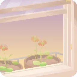 夏の窓辺・夕