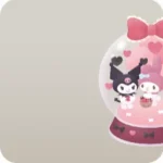 マイメロディとクロミのスノードーム