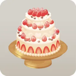 3段のクリスマスケーキ
