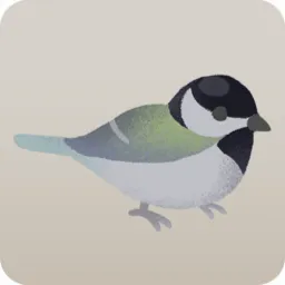 シジュウカラの置物