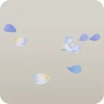 ビオラの花びら