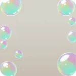 輝くシャボン玉