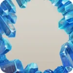 森を覆うクリスタル
