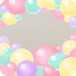 カラフルバルーンアーチ