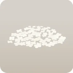 舞い散る光の花の絨毯