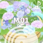 ♪ 紫陽花咲く庭の水音