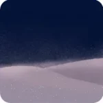 夜風に吹かれる雪の背景