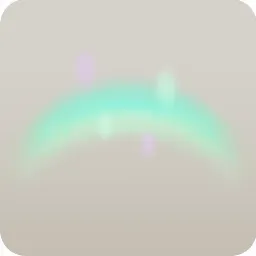 空から降り注ぐオーロラの光