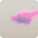 固定された雲・右