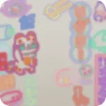 ぼやけたサイバーリヴリーネオン