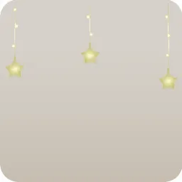 聖夜の星のオーナメント・小