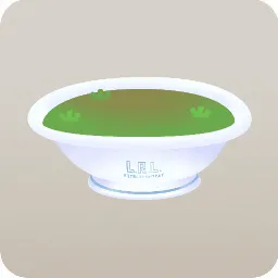 芝生が入ったお皿