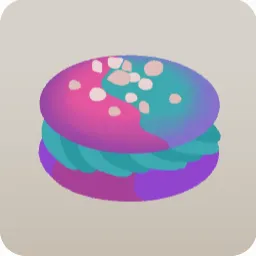 マカロン（ピンク・ブルー）